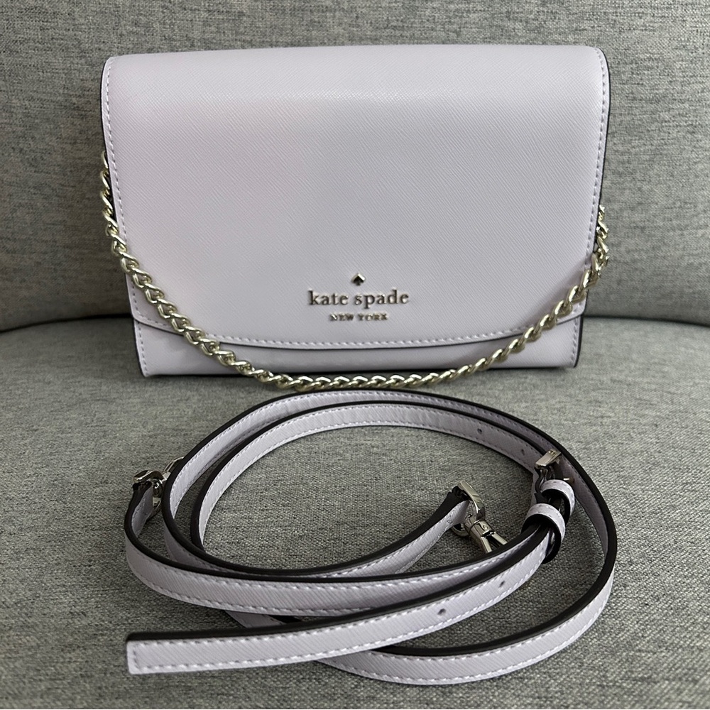 Kate Spade Carson Lilac Convertible Crossbody